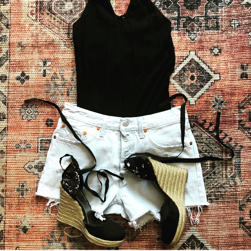 Guess wedge heel espadrilles